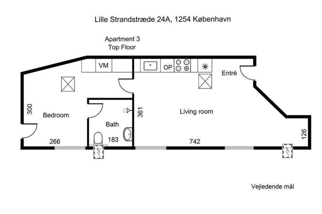 Charmerende Lejlighed Ved Nyhavn 3 Sal Köpenhamn Exteriör bild